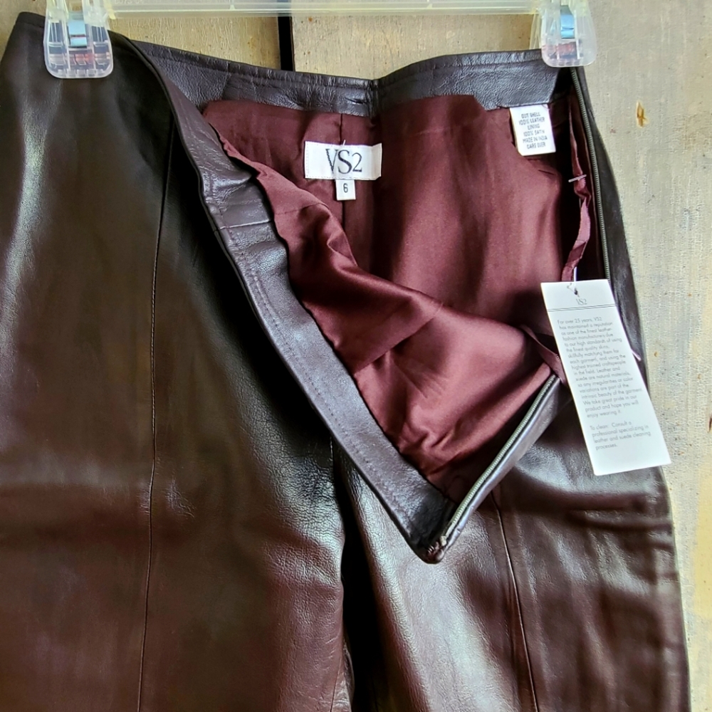 Leather pants NWT